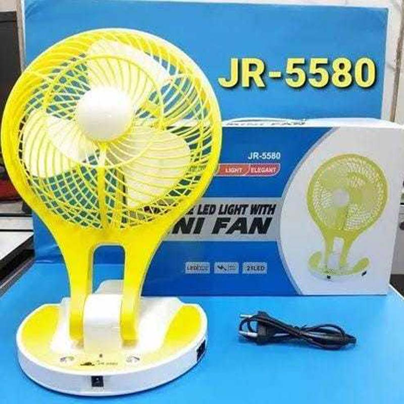 Rechargeable LED Fan (JR-5580)